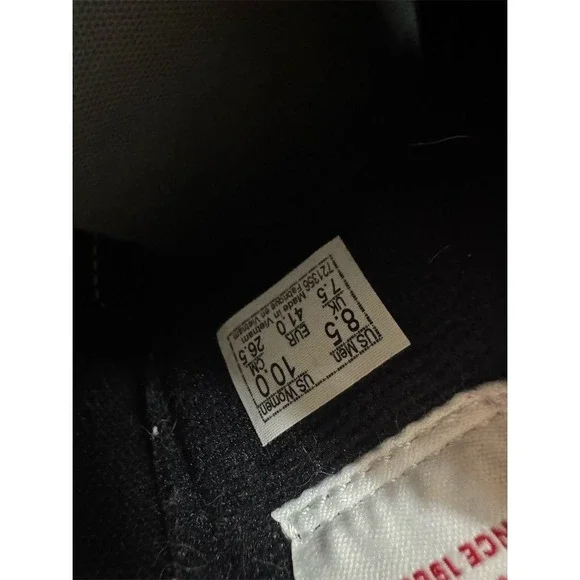 Vans Sk8-Low Men's Black 2-Tone Skateboard Shoes Size 11.5 - Picture 10 of 10